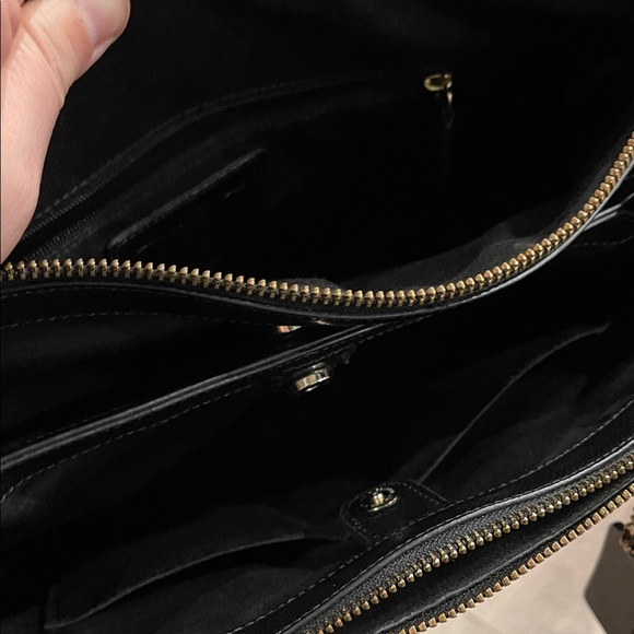 Coach Black Leather Shoulder Bag - Picture 3 of 3